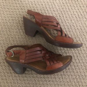*SOLD* Born Wedge Sandals